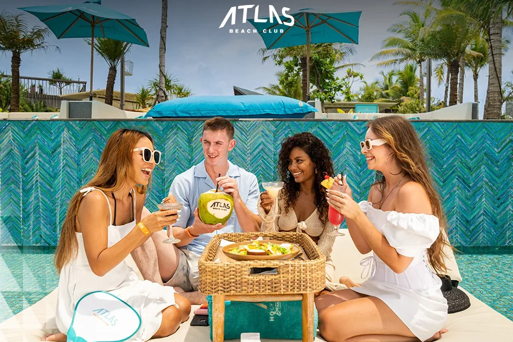 Best Beach Club in Bali Atlas Beach Club Kuta Seaview Beach Resort